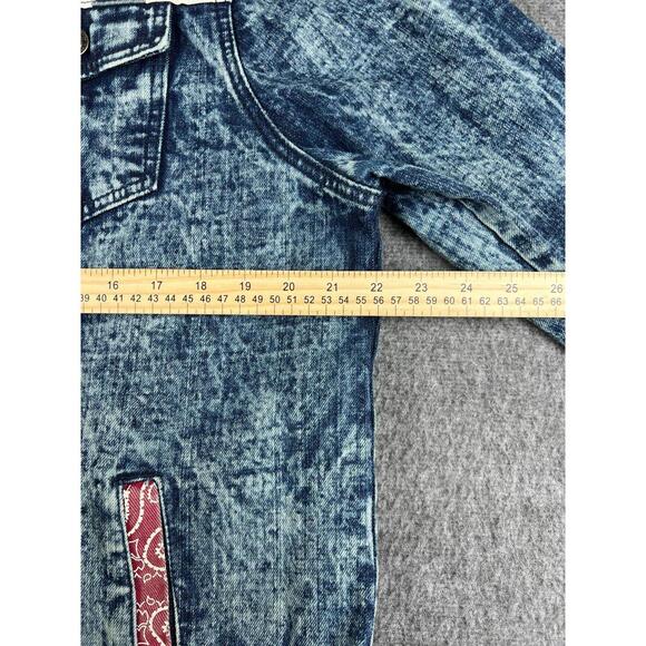 Vintage 1738 Original Brand American Flag Denim Jacket Sz‎ Medium - Picture 6 of 7